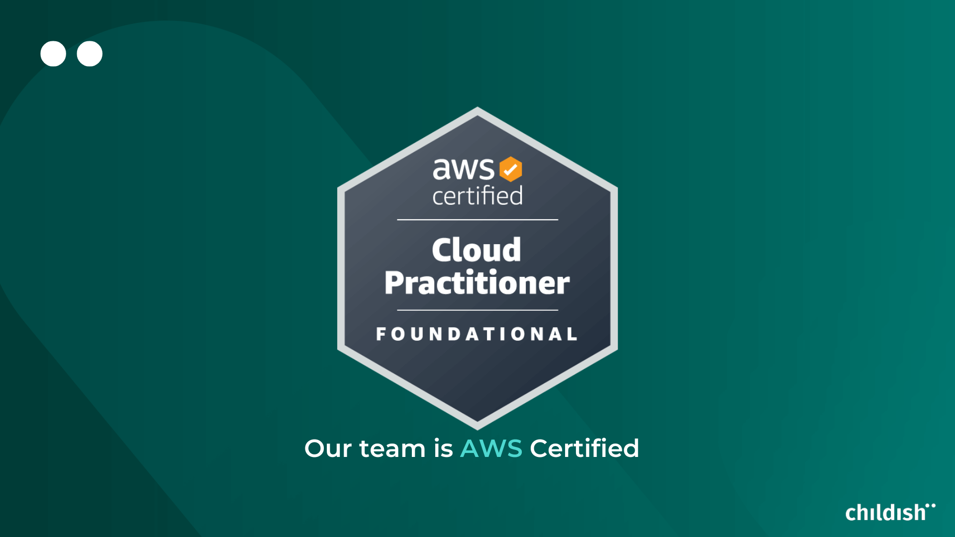 Our colleagues are AWS certified
